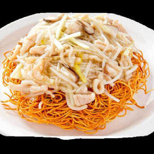 110. Shredded Pork Chow Mein 肉絲炒麵
