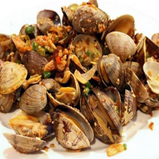 060. Pan-Fried Clams with Black Bean Sauce 避風塘炒蜆