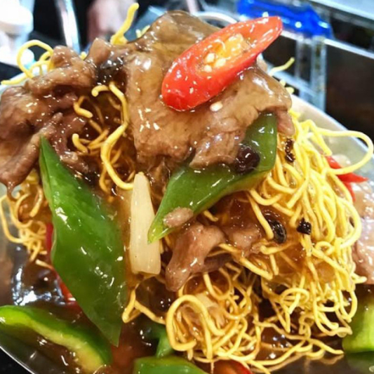 113. Beef Chow Mein 牛肉炒麵