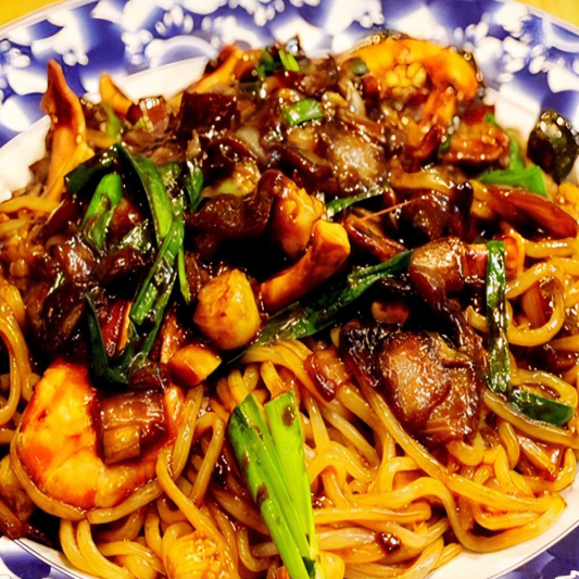 2. Seafood Tray Jjajangmyun