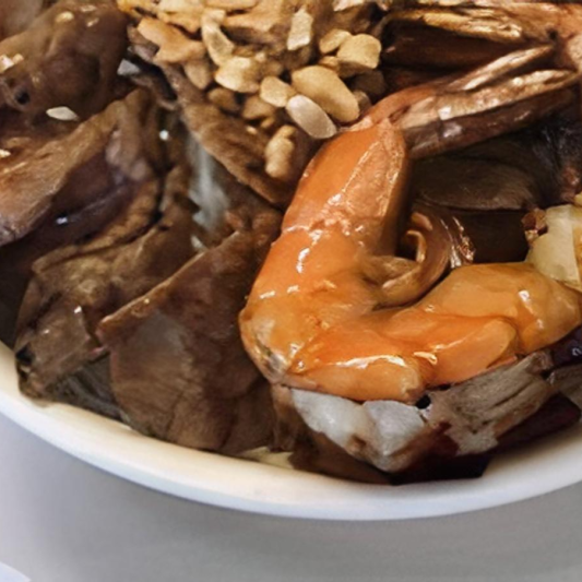 30. Grilled Beef, Spring Rolls & Shrimp - B&uacute;n Thit Nuong Dac Bi&ecirc;t