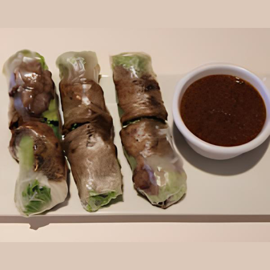 2. Summer Rolls with Grilled Pork - Goi Cuon Thit Nuong 