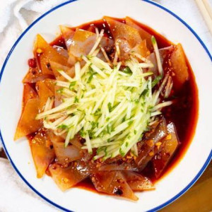 Crystal Noodles in Chili Sauce 川北凉粉