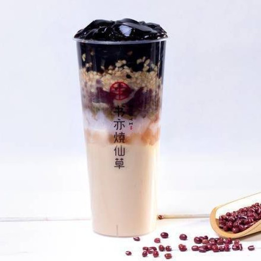 Signature Grass Jelly Milk Tea 书亦烧仙草