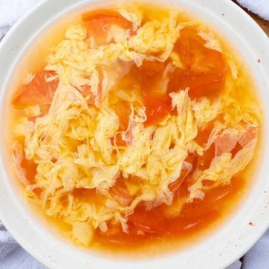 Egg Drop Soup with Tomato 番茄蛋花汤