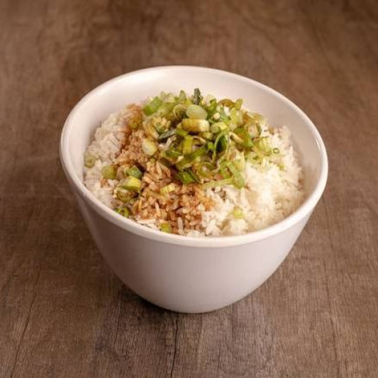 Rice with Green Onion & Pork Oil 小葱猪油拌饭