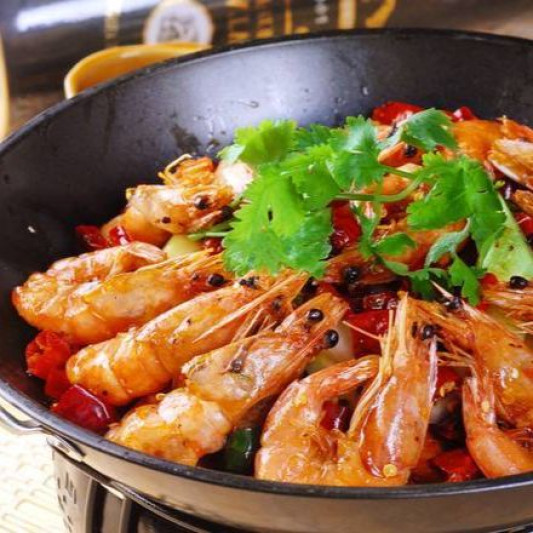 Spicy Griddle Shrimp 干锅大虾