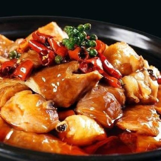 Pork Intestines with Chicken 肥肠鸡