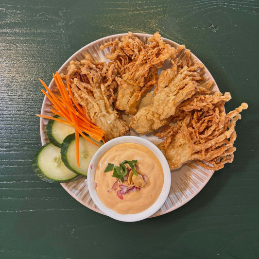 Crispy Golden Enoki