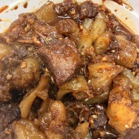 Spicy Stir-Fried Beef Tendon