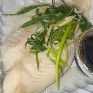 Steamed Sea Bass (1 pc)