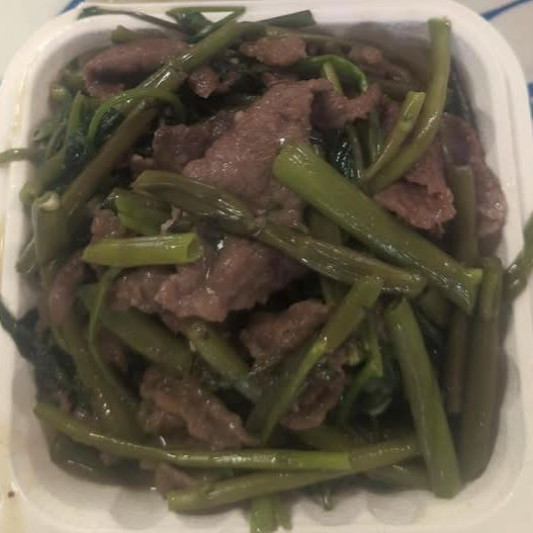 Beef with Ong Choy