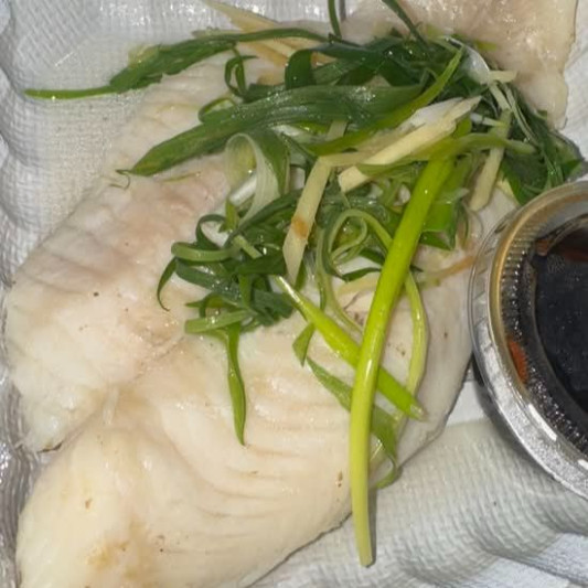Steamed Sea Bass (1 pc)