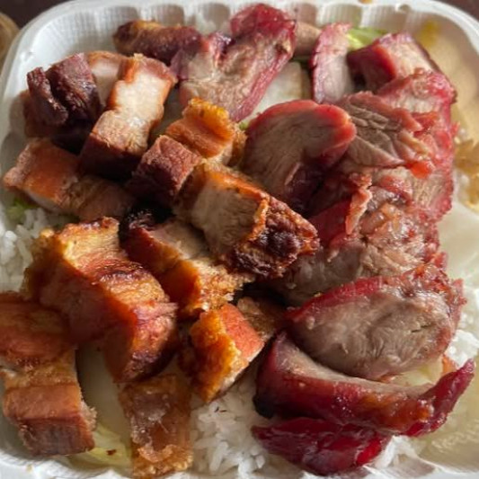 Char Siu & Roast Pork on Rice