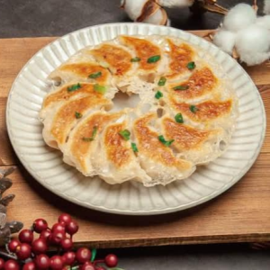 Pan-Fried Gluten-Free Pork Dumplings (10 pcs) / 无麸质猪肉煎饺 (10个)