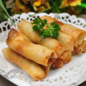 Crispy Vegetarian Spring Rolls (5 pcs) / 素春卷 (5个)