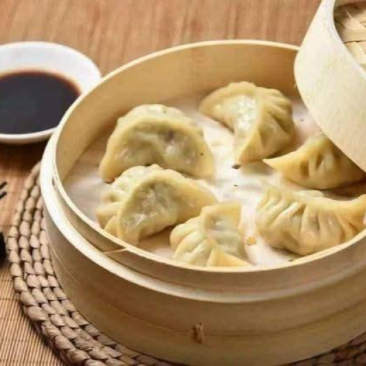 Steamed Pork and Chinese Cabbage Dumplings (12 pcs) / 猪肉白菜蒸饺 (12个)