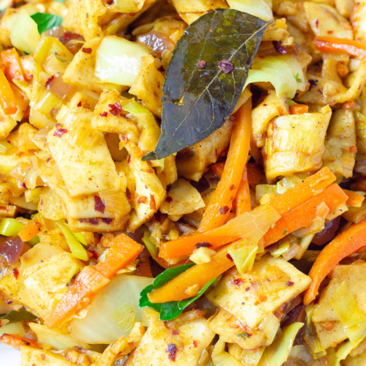 Vegetable Kotu Roti