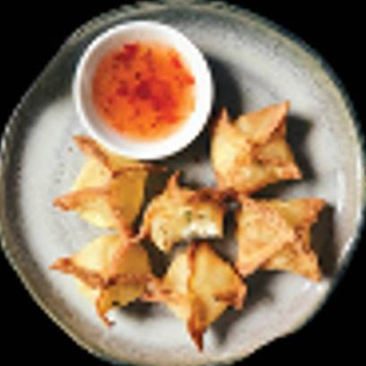 5. Fried Cheese Wontons (4 pcs)