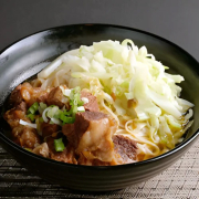 Homemade Beef Noodles with Sesame Sauce 牛肉麻醬麵