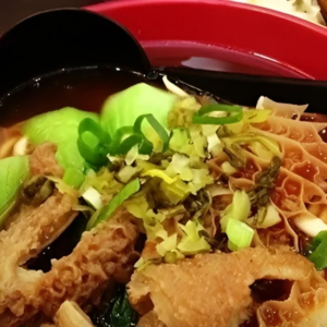 Homemade Beef Tripe Noodle Soup
