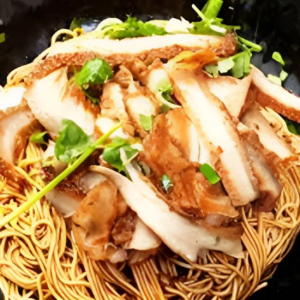 Homemade Beef Tripe Mixed Noodles