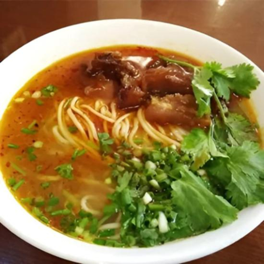 Homemade Beef Tendon Noodle Soup