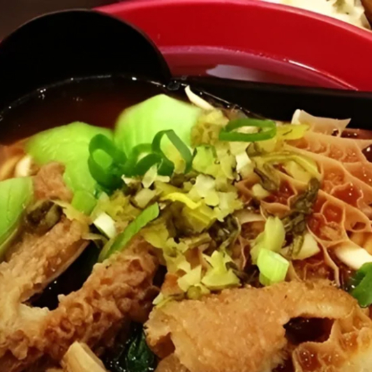Homemade Beef Tripe Noodle Soup