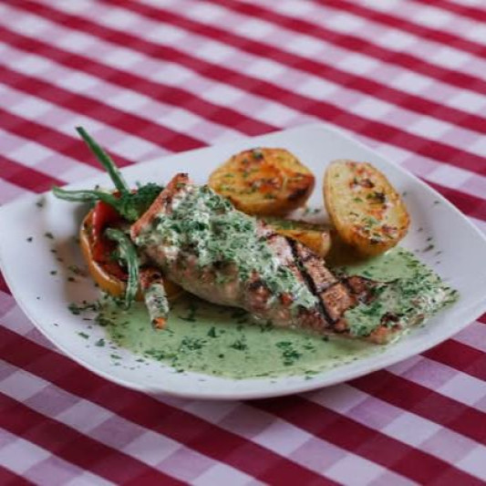 Salmone Ai Ferri