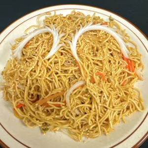 96. Stir-Fried Noodles with Supreme Soya Sauce and Sesame / Nouilles saut&eacute;es &agrave; la sauce soja supr&ecirc;me au s&eacute;sames