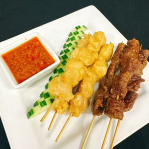 94. Skewers with Sauce / Brochettes avec une sauce 