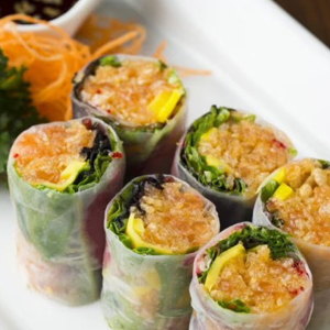 09. Spring Maki with Salmon Tartare / Maki printanier au tartare de saumon