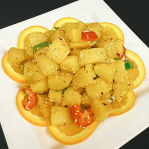 97. Spicy Stir-Fried Potatoes /  Pommes de terre saut&eacute;es &eacute;pic&eacute;es