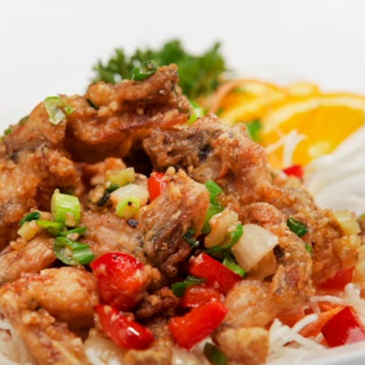 21. Crispy Frog Legs with Sea Salt /  Cuisses de grenouille croustillantes au sel de mer