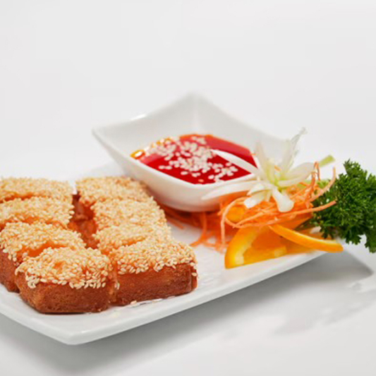 12. Shrimp Toast / Toast aux crevettes