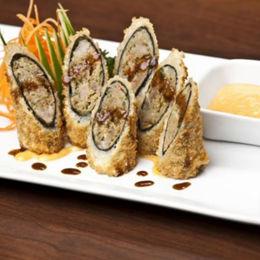 Crispy Japanese-Style Rolls / Rouleaux croustillants style japonais