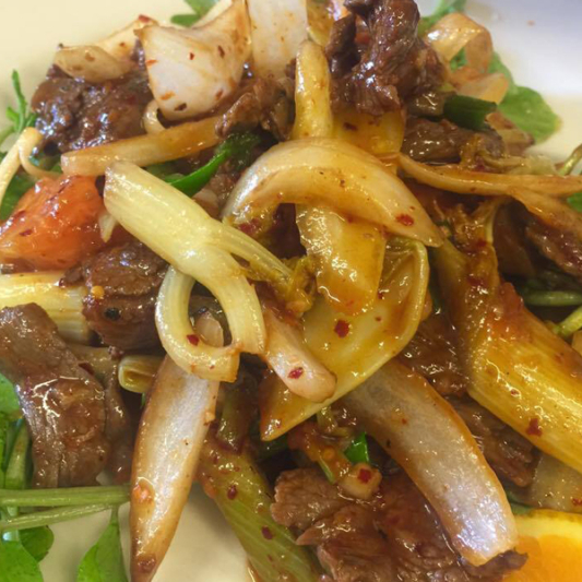 Spicy Beef Stir-Fried