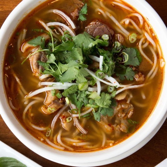 Spicy Beef Udon Noodle Soup