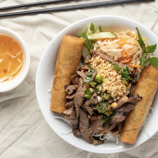 Combo 3. Bun Thit Nuong, Cha Gio