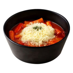 Spicy Rice Cake with Cheese (Cheese Tteokbokki)