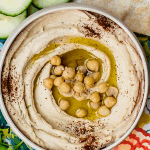Hummus with Pine Nuts