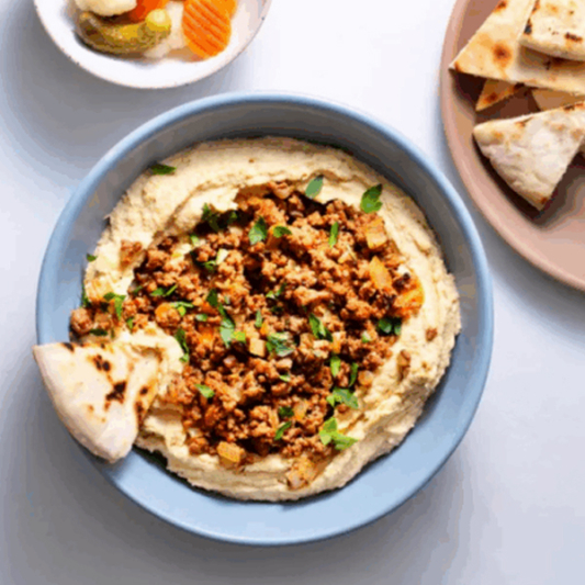 Hummus with Meat