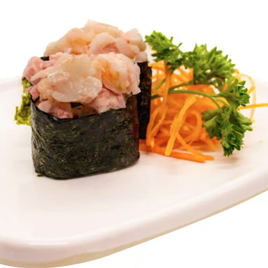 #42. Nigiri au p&eacute;toncle &eacute;pic&eacute; (2 mcx) / Spicy Scallop Nigiri (2 pcs)