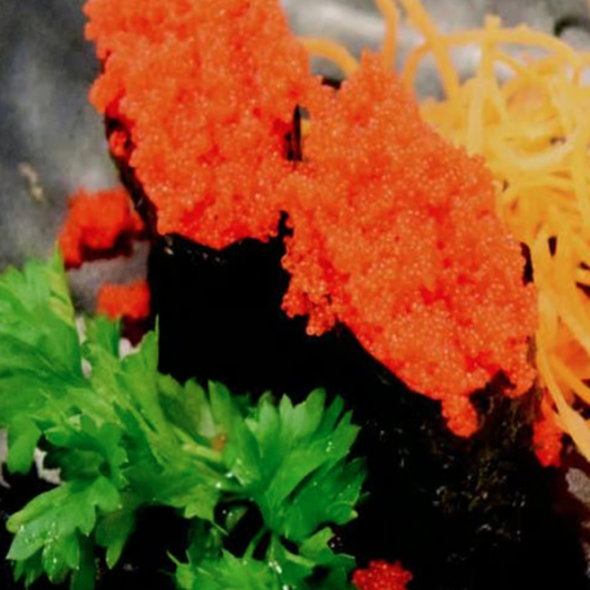 #41. Nigiri au masago (caviar de capelan) (2 mcx) / Masago (Capelin Caviar) Nigiri (2 pcs)