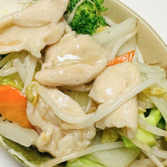 #123. Poulet saut&eacute; aux l&eacute;gumes assortis / Stir-Fried Chicken with Mixed Vegetables