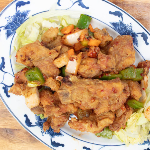 Salt & Pepper Fried Pork Loin 椒鹽肉排