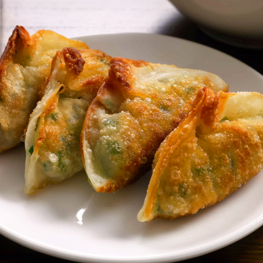 Fried Vegetable & Chicken Dumplings (8 pcs) 炸饺子