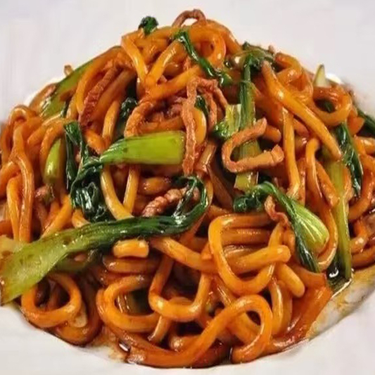 Shanghai Thick Fried Noodles 上海粗炒
