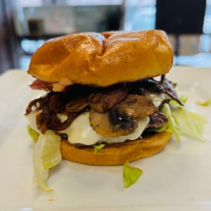 Swiss Mushroom Burger