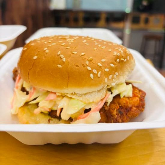 Crispy Chicken Coleslaw Sandwich